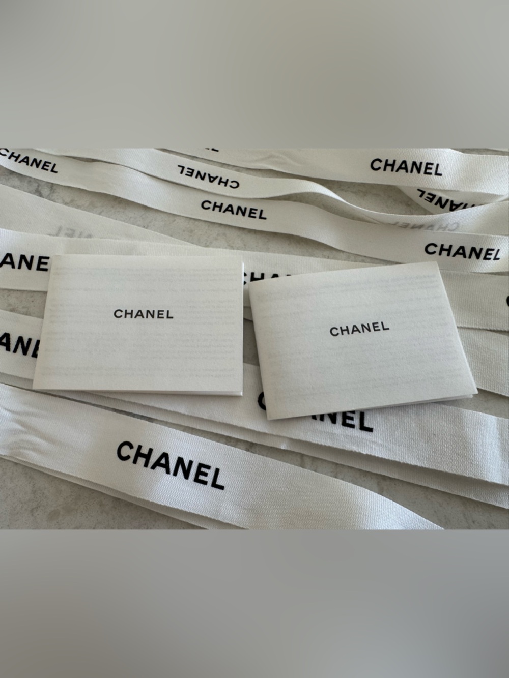 Chanel Ribbon & Packaging Set in White & Black - Picture 4 of 16